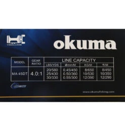 Okuma Magda Pro 45 Line Counter Trolling Reel With 100yd Lead Line -Okuma 108713 3
