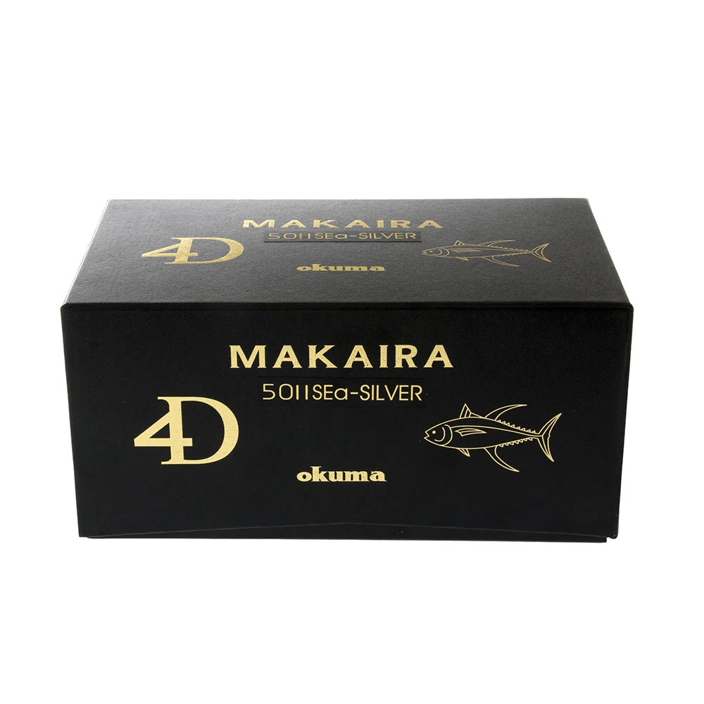 Okuma Makaira 50 2-Speed Open Top Game Reel Silver 3 Okuma Makaira 50 2-Speed Open Top Game Reel Silver