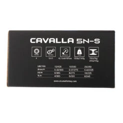 Okuma Cavalla 5N-S Single Speed Overhead Lever Drag Reel -Okuma 152970 3 1