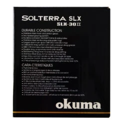 Okuma Solterra SLX 30 2-Speed Lever Drag Game Reel With T-Bar Handle -Okuma 98881 4