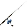 Okuma Azores Blue 5500 Metaloid Spin Topwater Combo 7ft 5in PE3-6 2pc