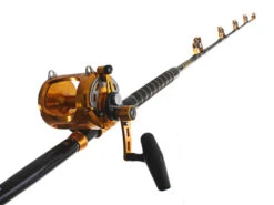 Okuma Makaira Gold 50WII Game Alps 2-Speed Fully Rollered Combo 5'8'' 24kg 1pc
